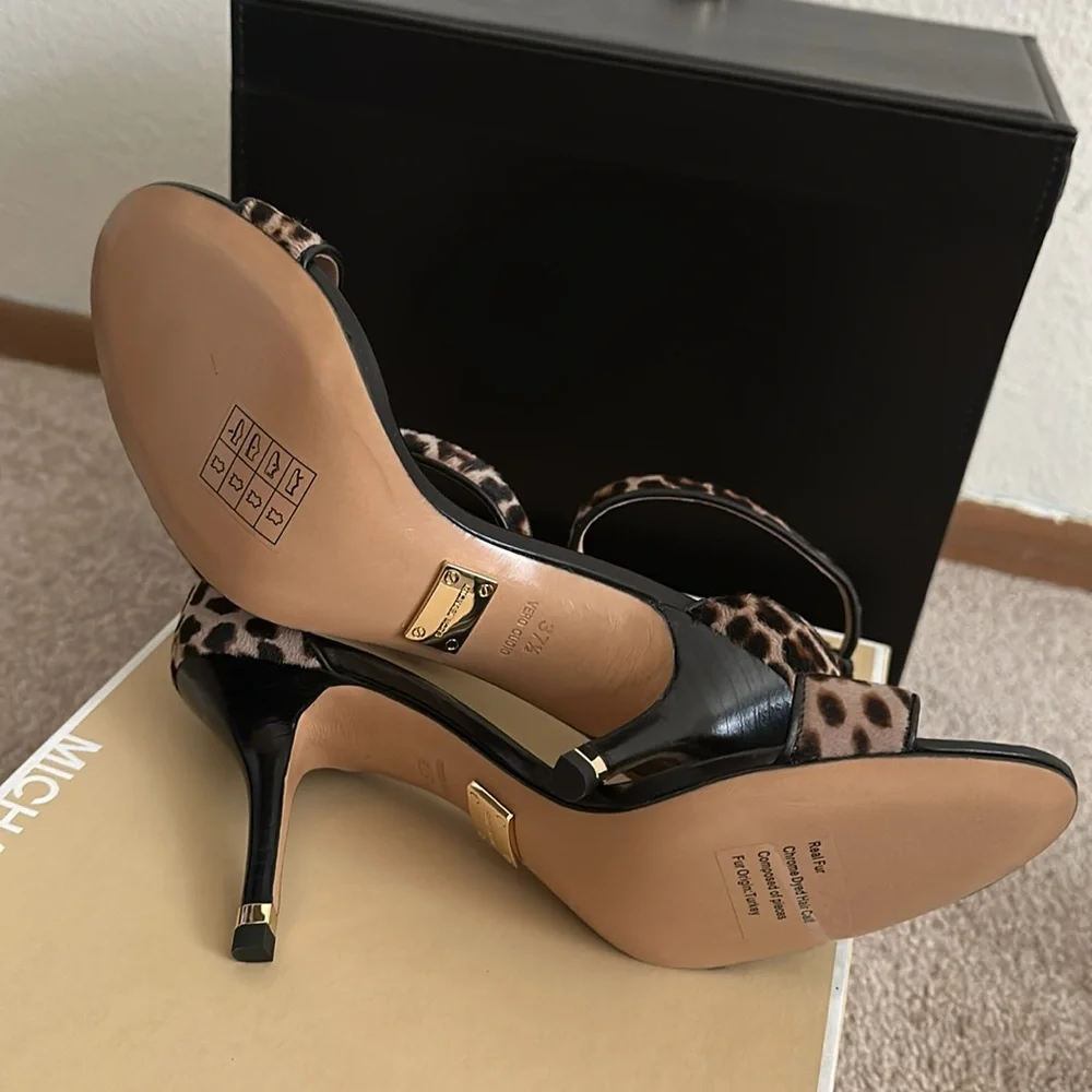 Michael Kors Leopard Sandals - Picture 8 of 15